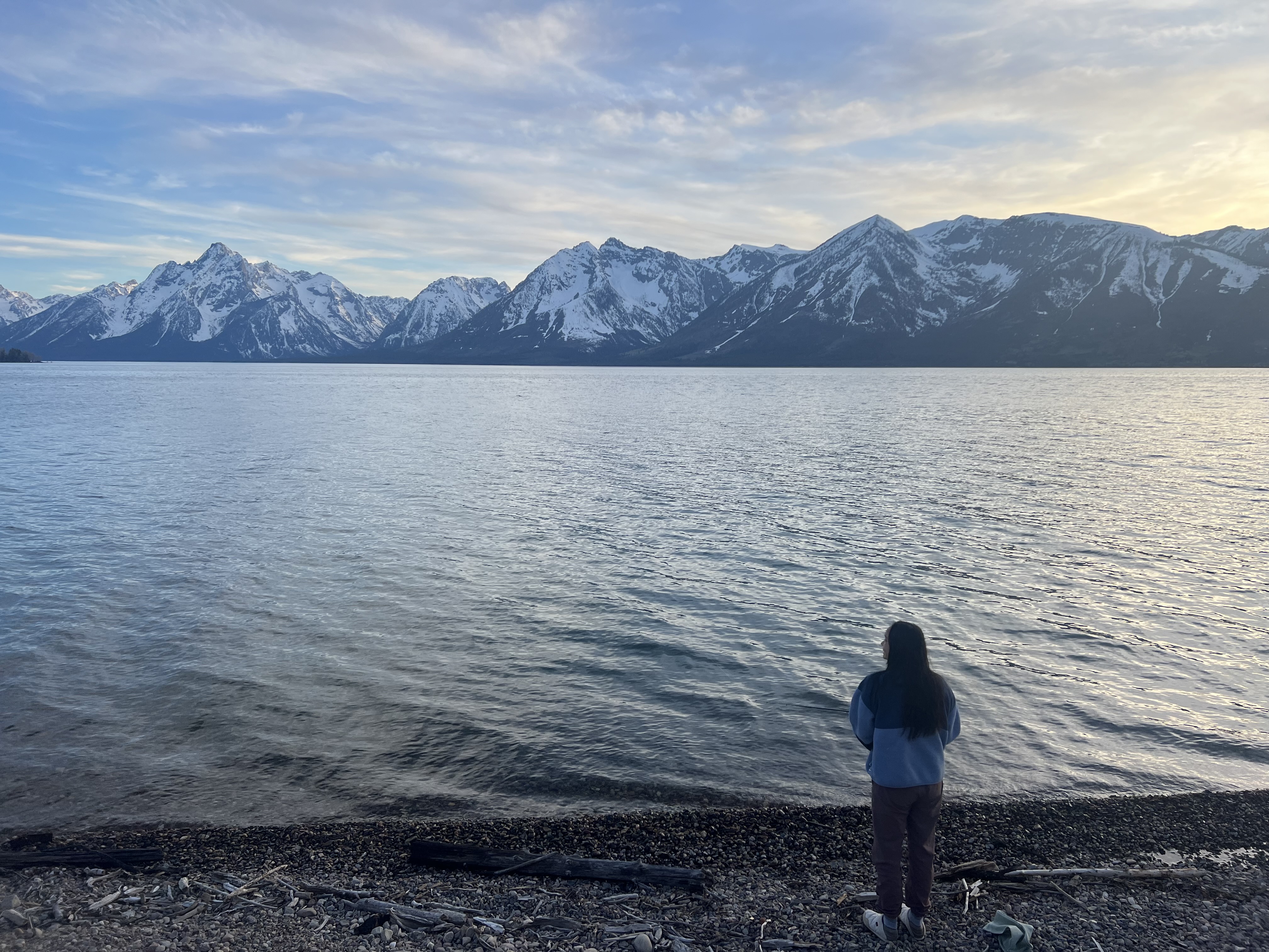 Lake view with Teton mountains