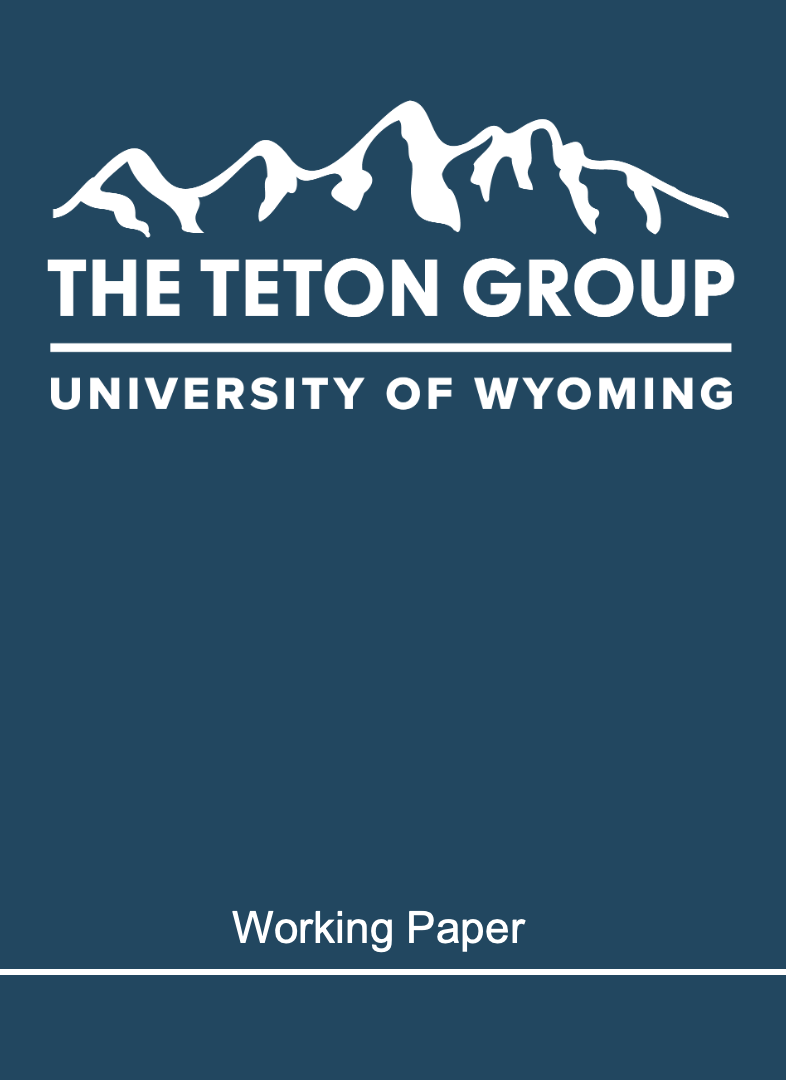 Working Paper cover
